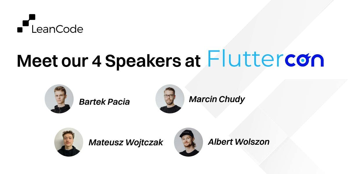 4 Speakers from LeanCode at Fluttercon Berlin 2023
