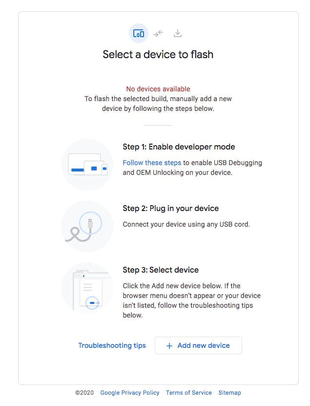 Android FLash tool-Web USB