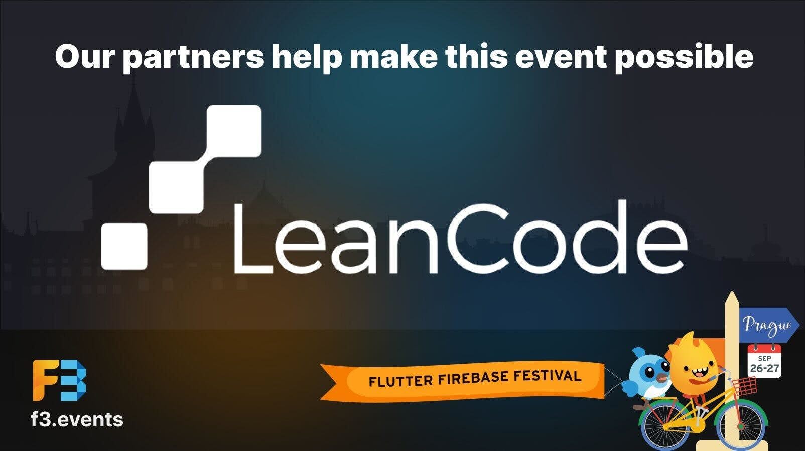 LeanCode is a partner of Flutter Firebase Festival