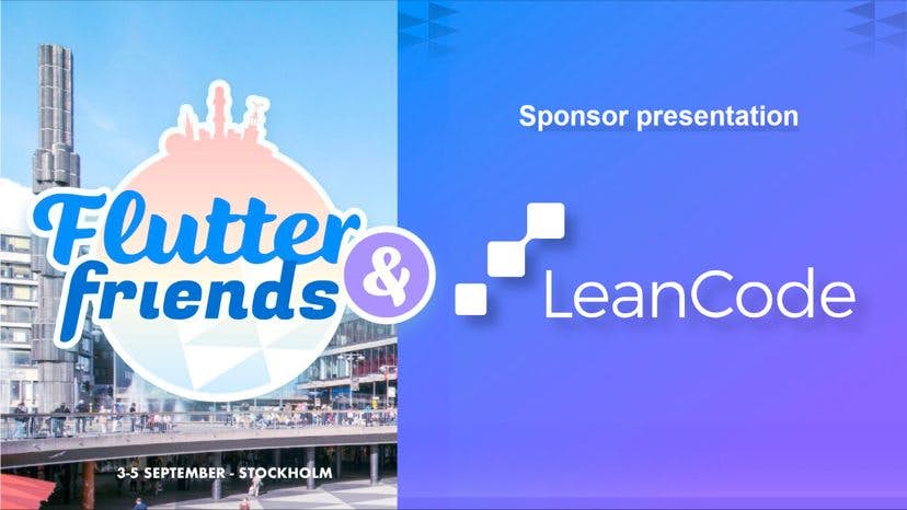 LeanCode is a silver sponsor of Flutter & Friends 2023